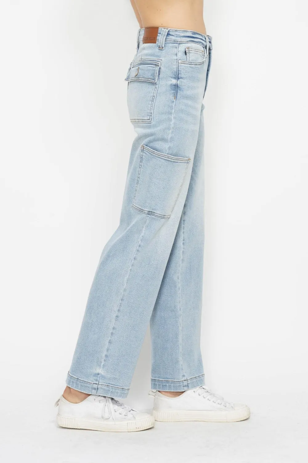 High Waist Straight Cargo Jeans (0 - 24W)