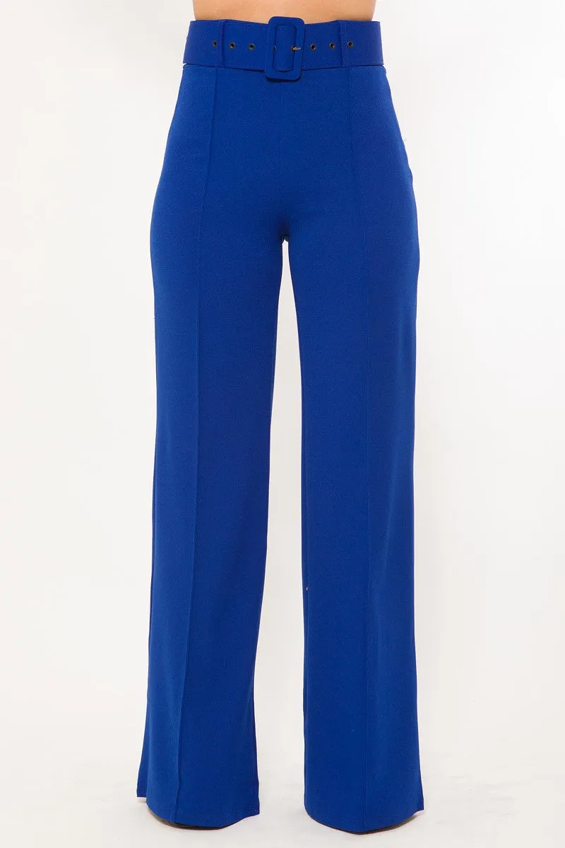 High Waist Wide Leg Pants | Bella Chic