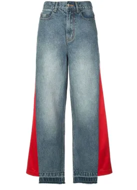 HYBRID DENIM PANT BLUE DENIM/ RED