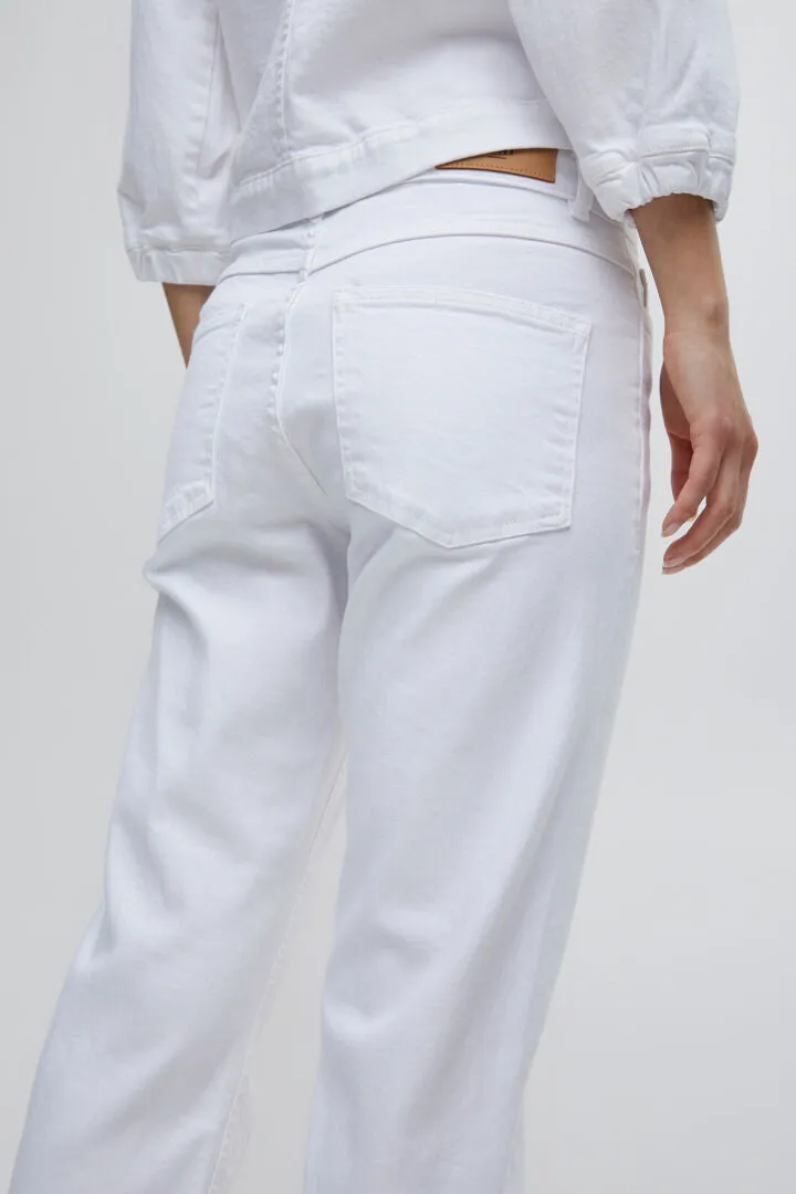 Ichi Ziggy Raven Jeans-Bright White-20118315