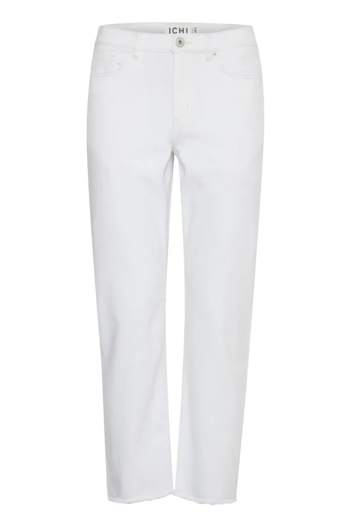 Ichi Ziggy Raven Jeans-Bright White-20118315