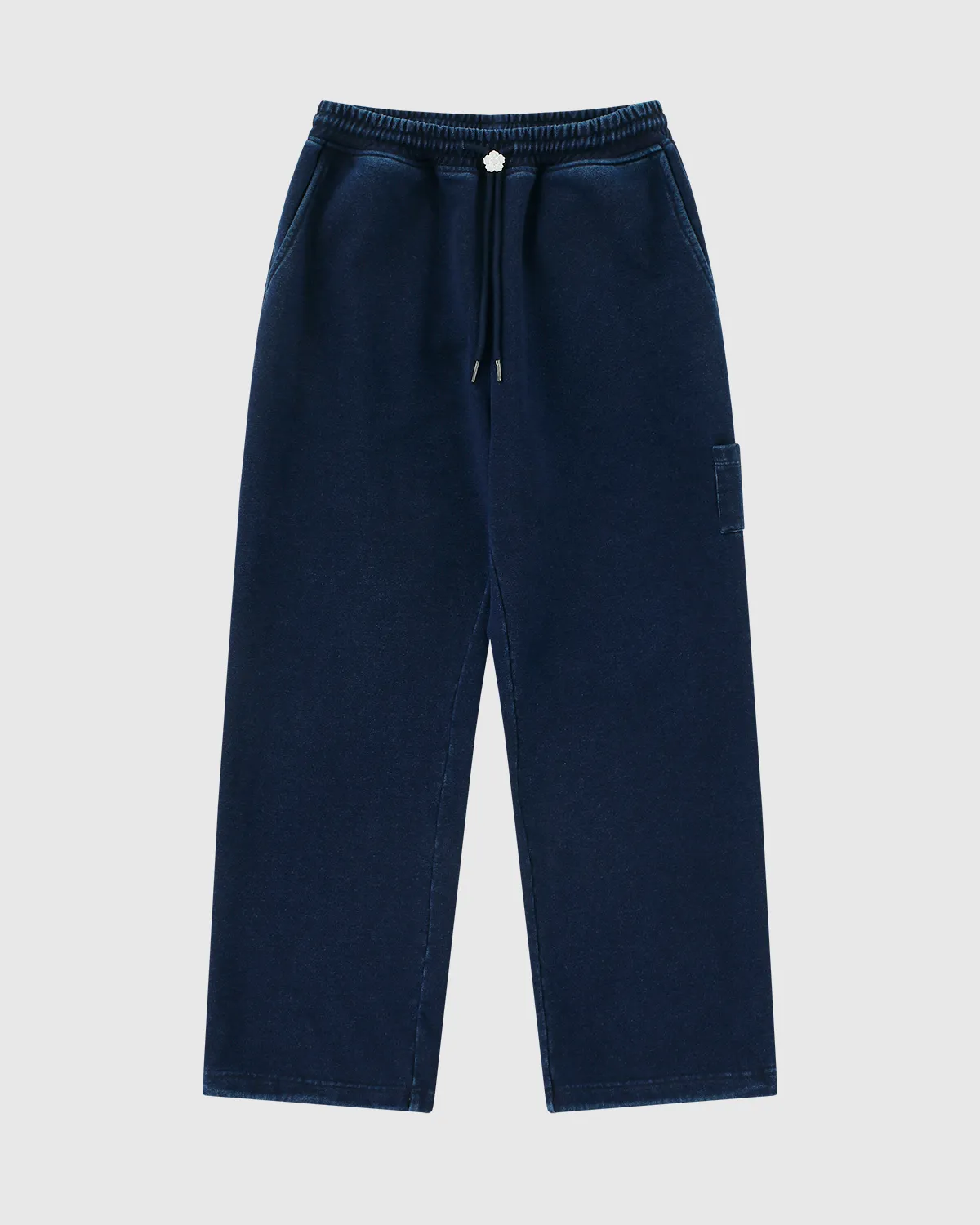 Indigo Denim Logo Bolo Tie Sweatpants