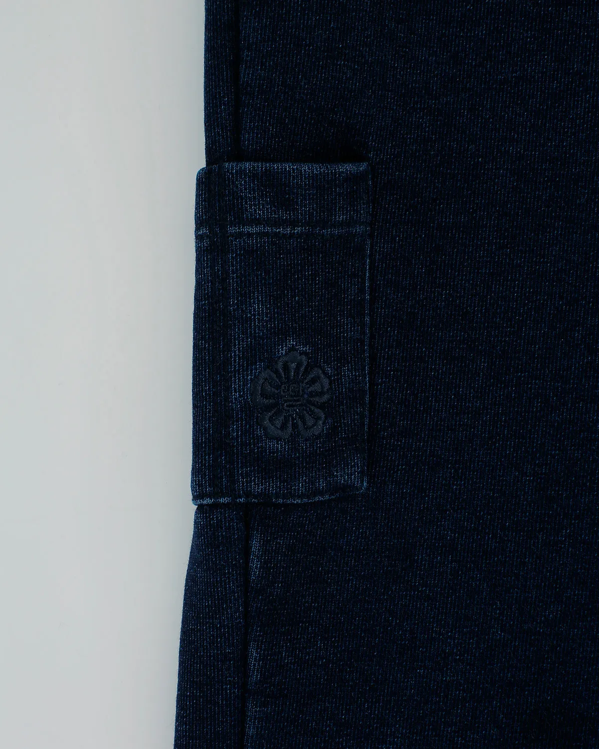 Indigo Denim Logo Bolo Tie Sweatpants