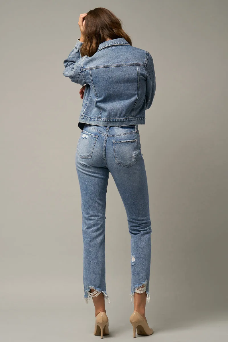 Invisible Legacy Cropped Straight Jeans