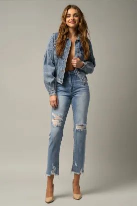 Invisible Legacy Cropped Straight Jeans