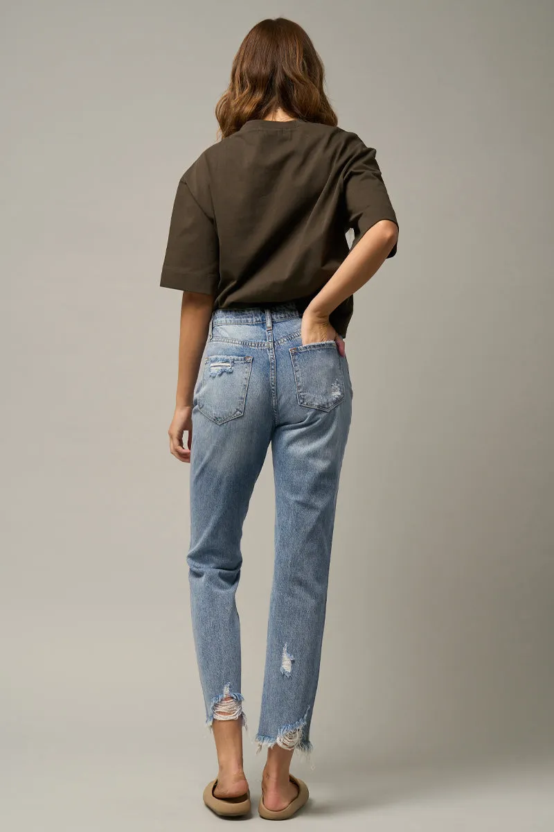 Invisible Legacy Cropped Straight Jeans