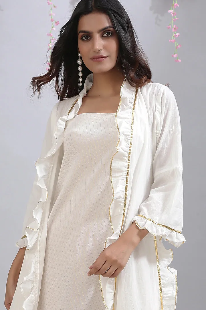 Ivory Asymmetrical Tunic