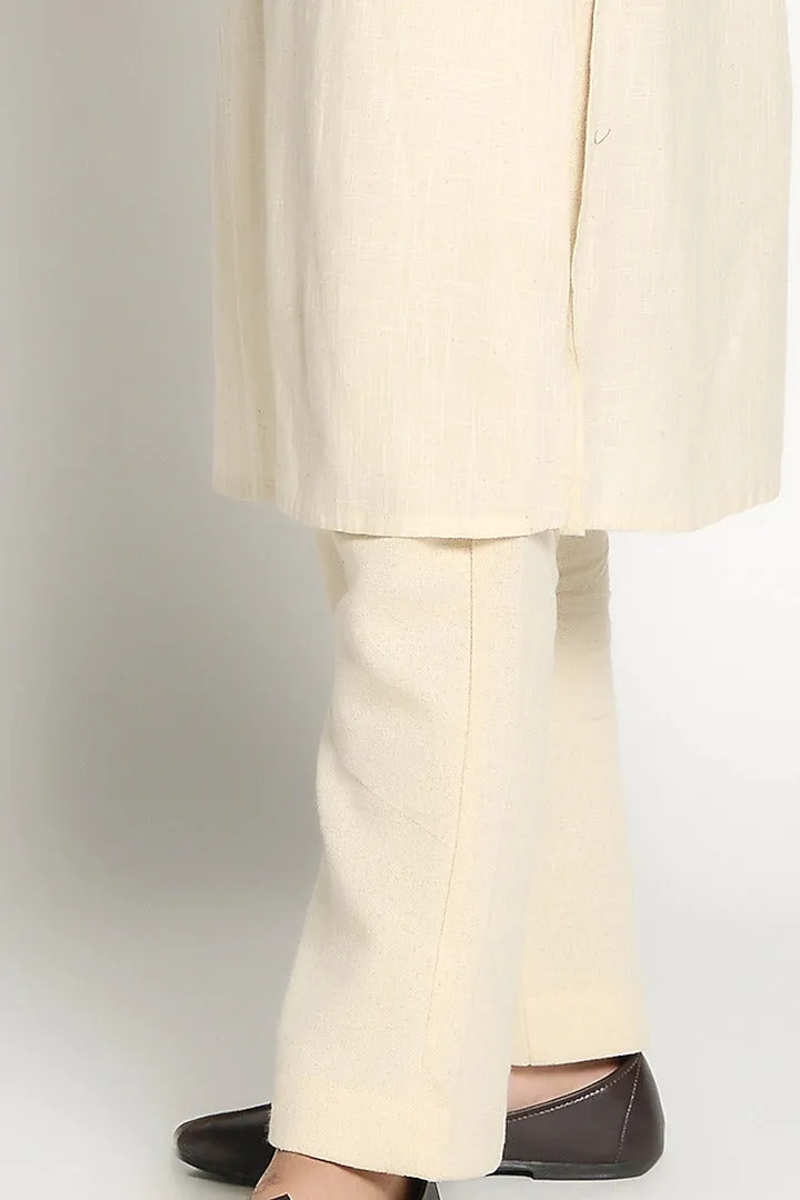 Ivory Linen Kurta