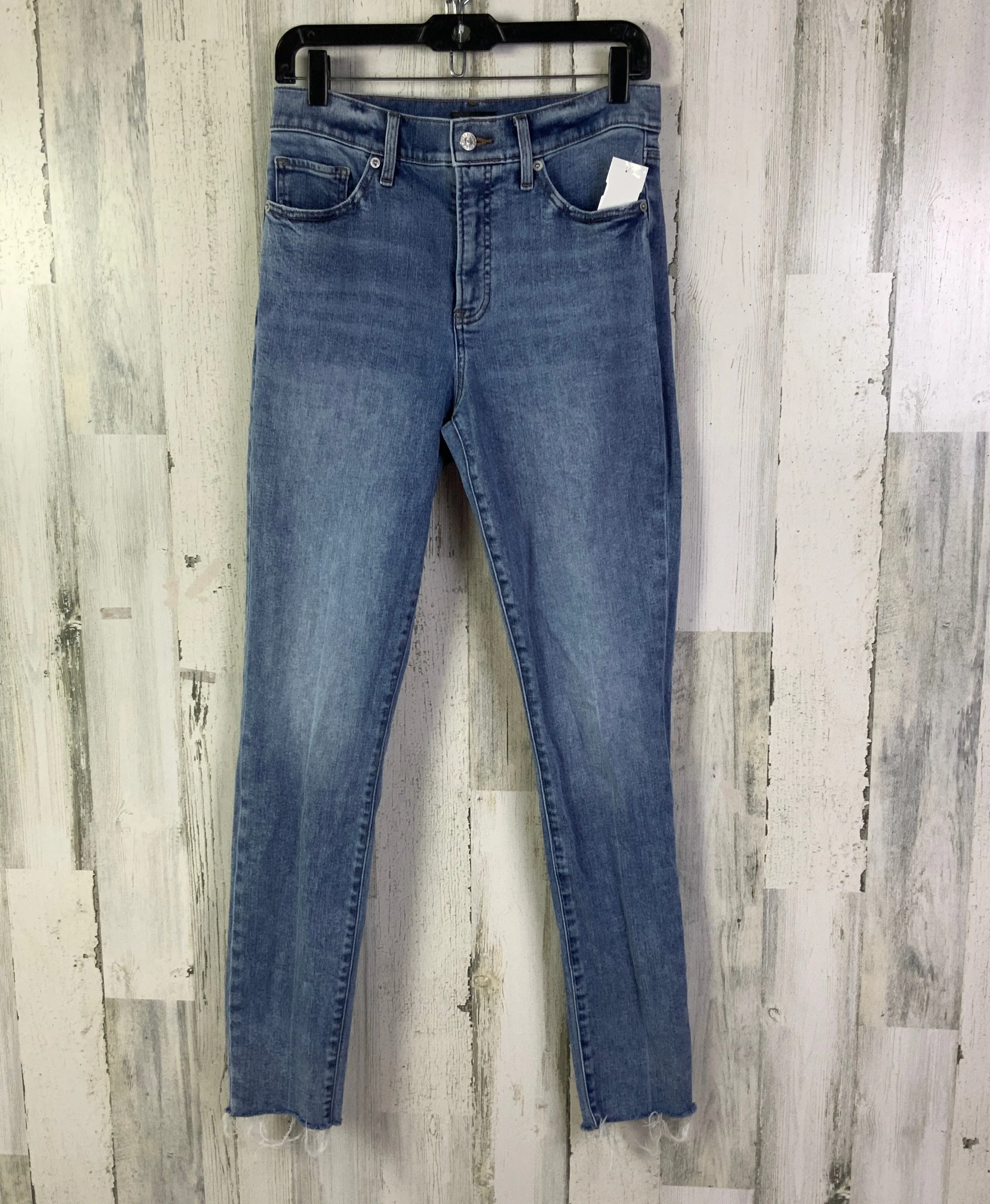 Jeans Skinny By Express In Blue Denim, Size: 6