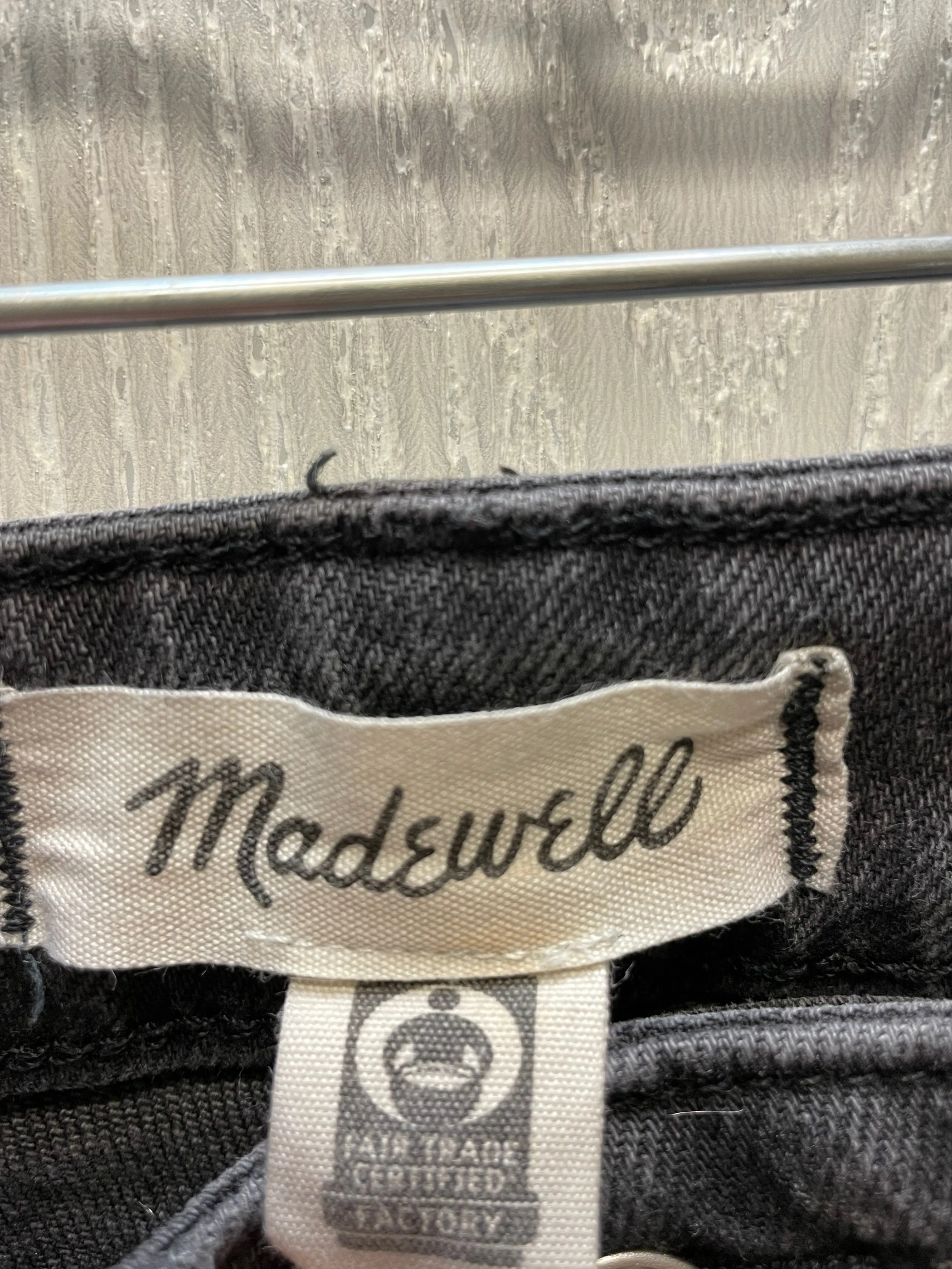 Jeans Straight By Madewell In Grey Denim, Size: 4