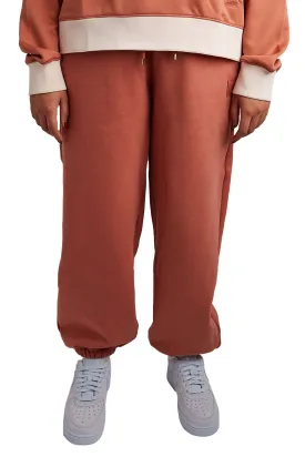 Jordan Womens Flight Fleece Sweatpants 'Sky J Orange'