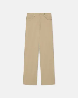 Josine - Sale Calvary-Twill Baggy Pants - Pebble