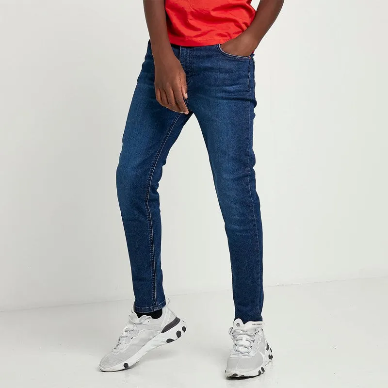 Junior Non Distressed Skinny Jeans - Mid Wash