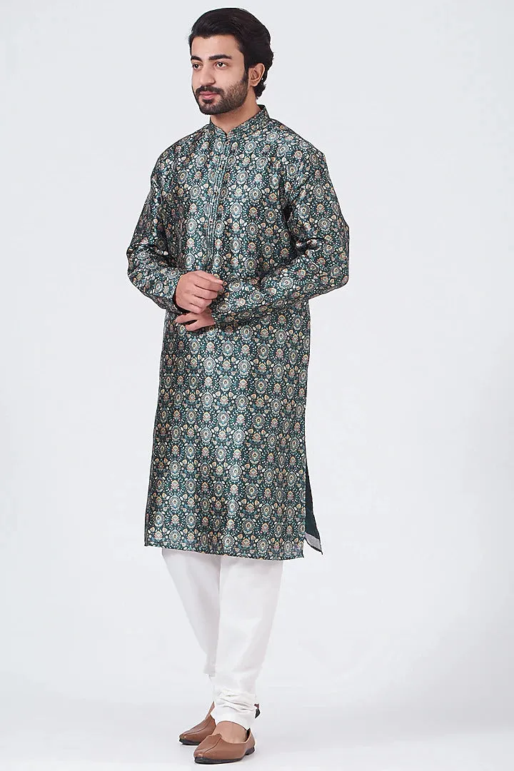 Kale SiIk Kurta Set