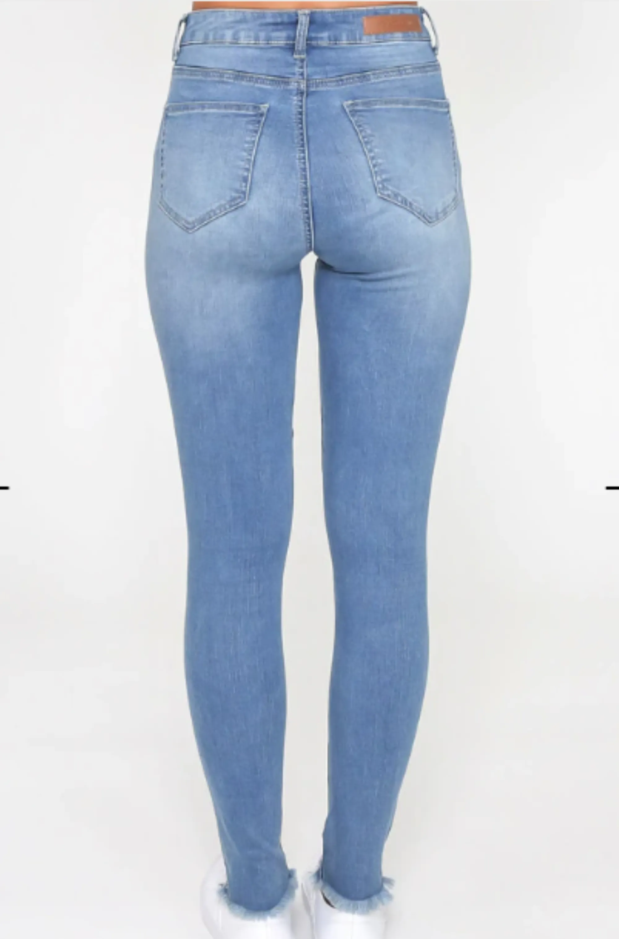 Kim Jean Ripped Blue Wash