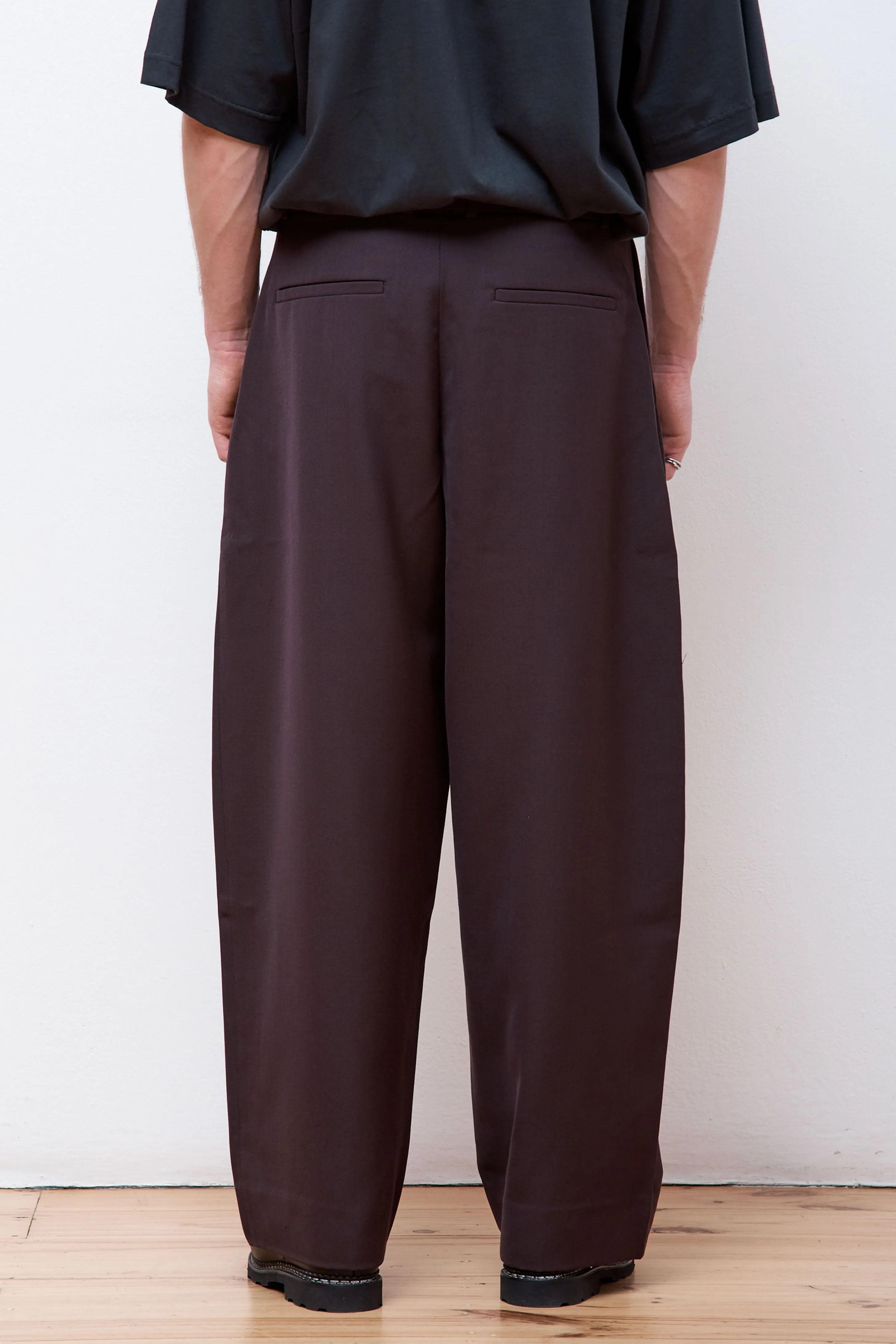 Line Pant Espresso Brown