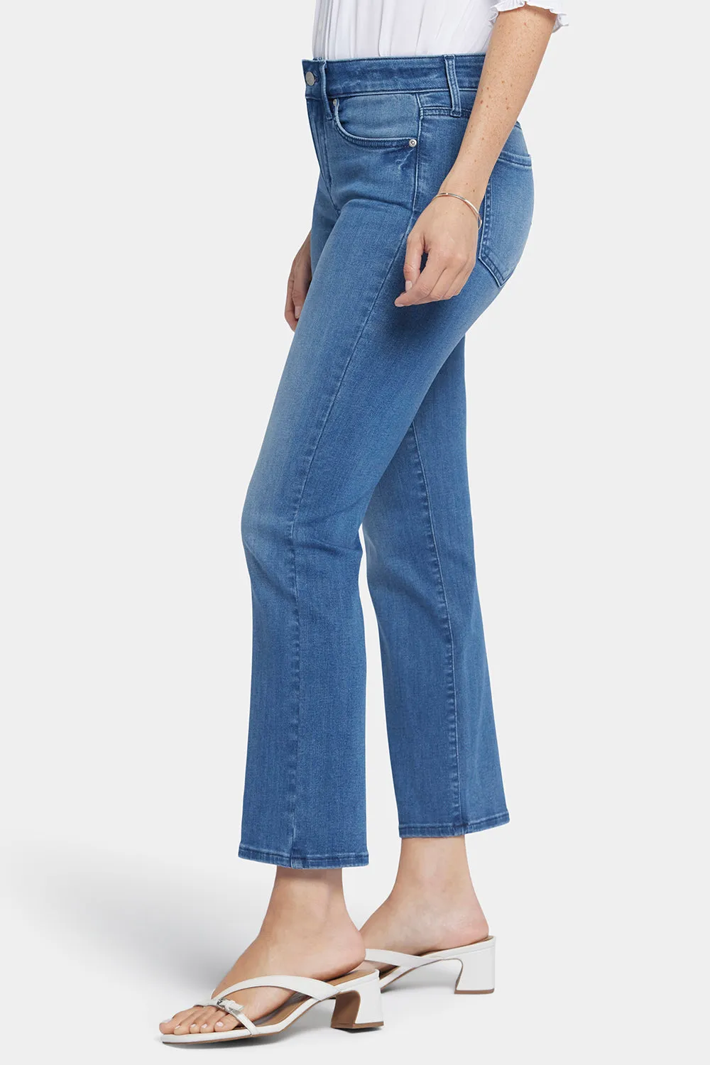 Marilyn Straight Ankle Jeans - Blue Island