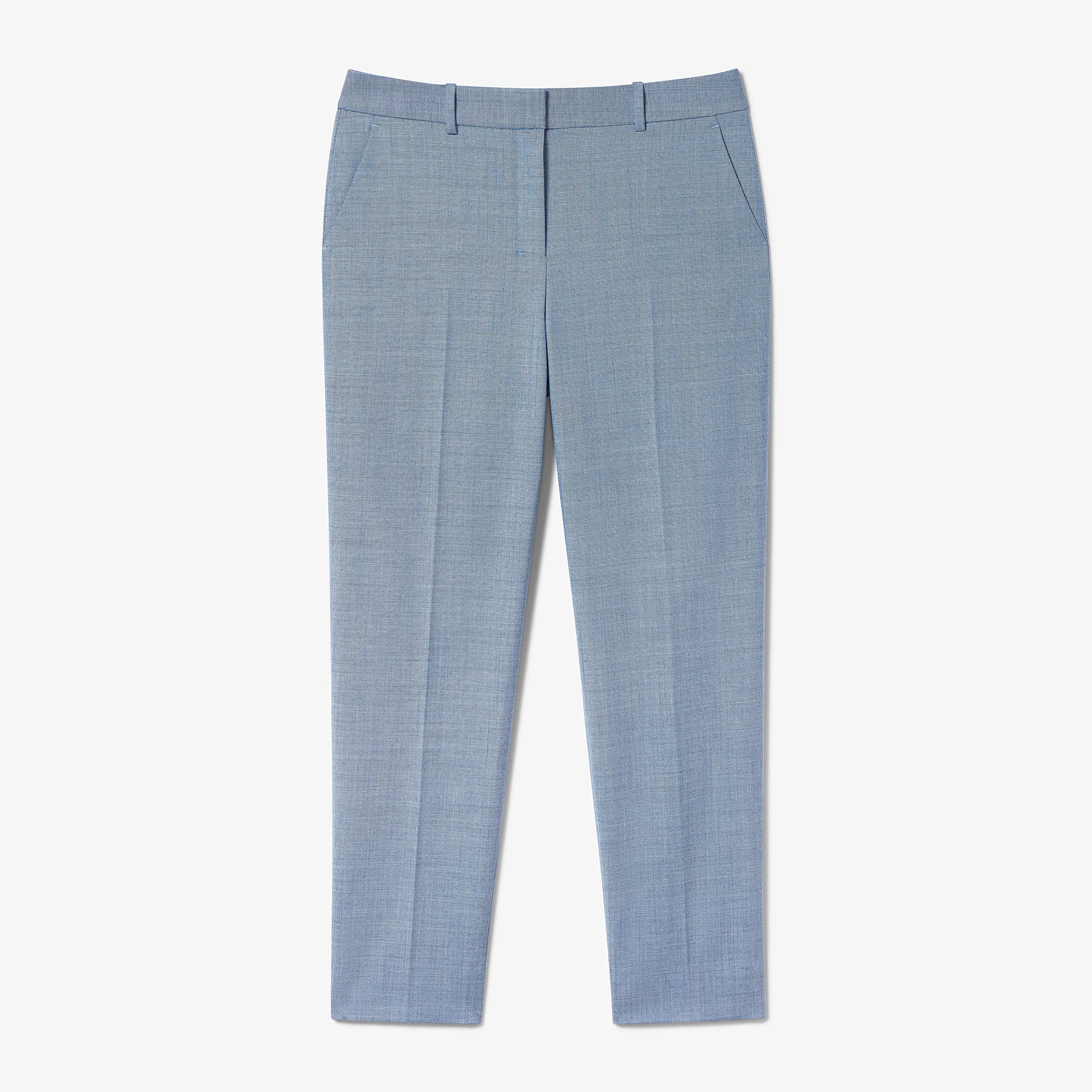 Mejia Pant - Sharkskin :: Indigo / White