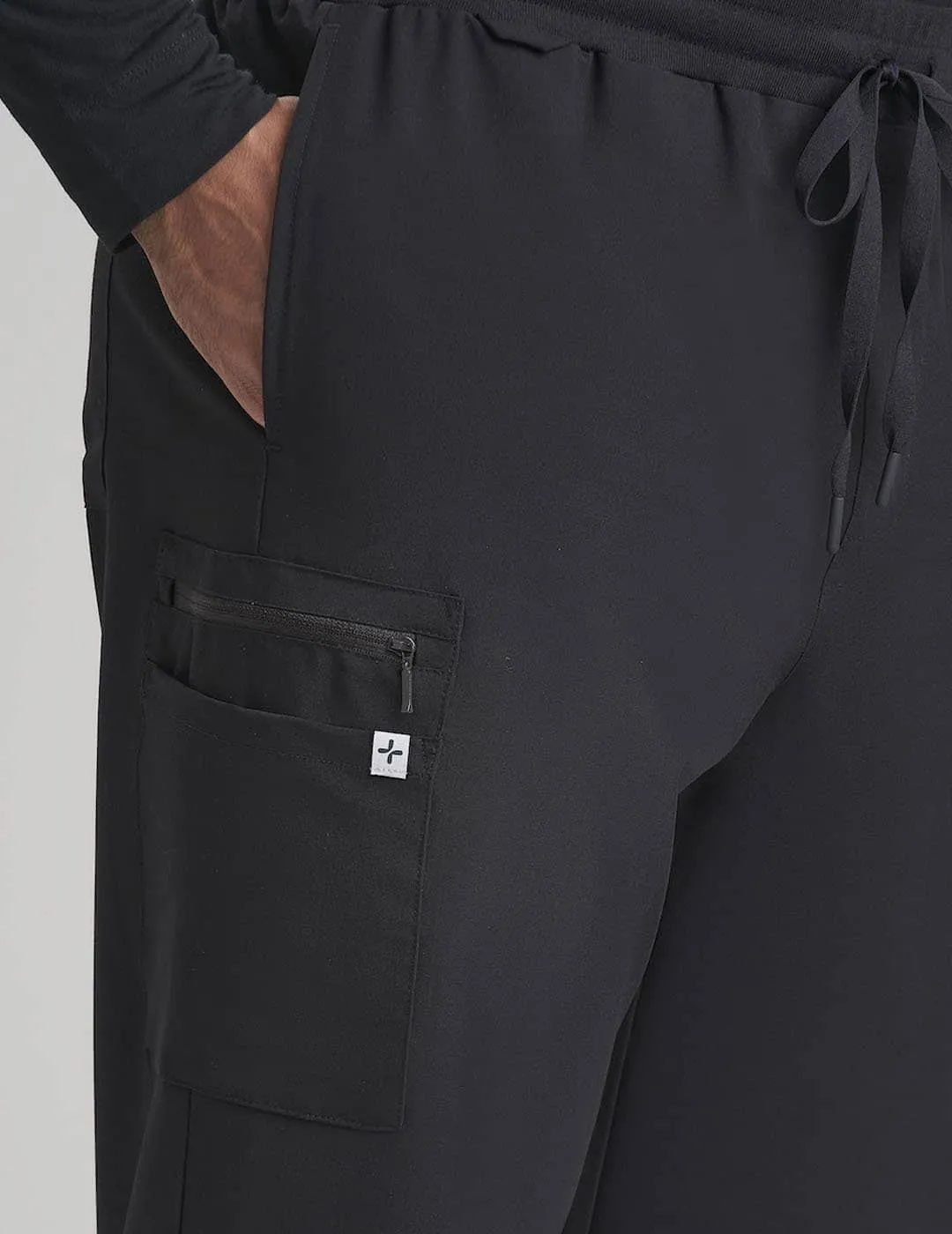 Mens 7-Pocket Straight Leg Scrub Pants