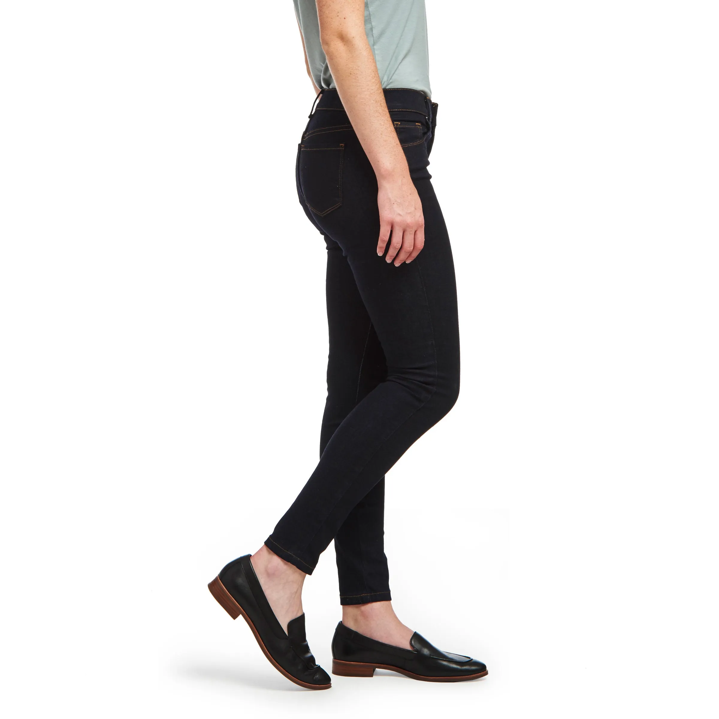 Mid Rise Skinny Moore Jeans