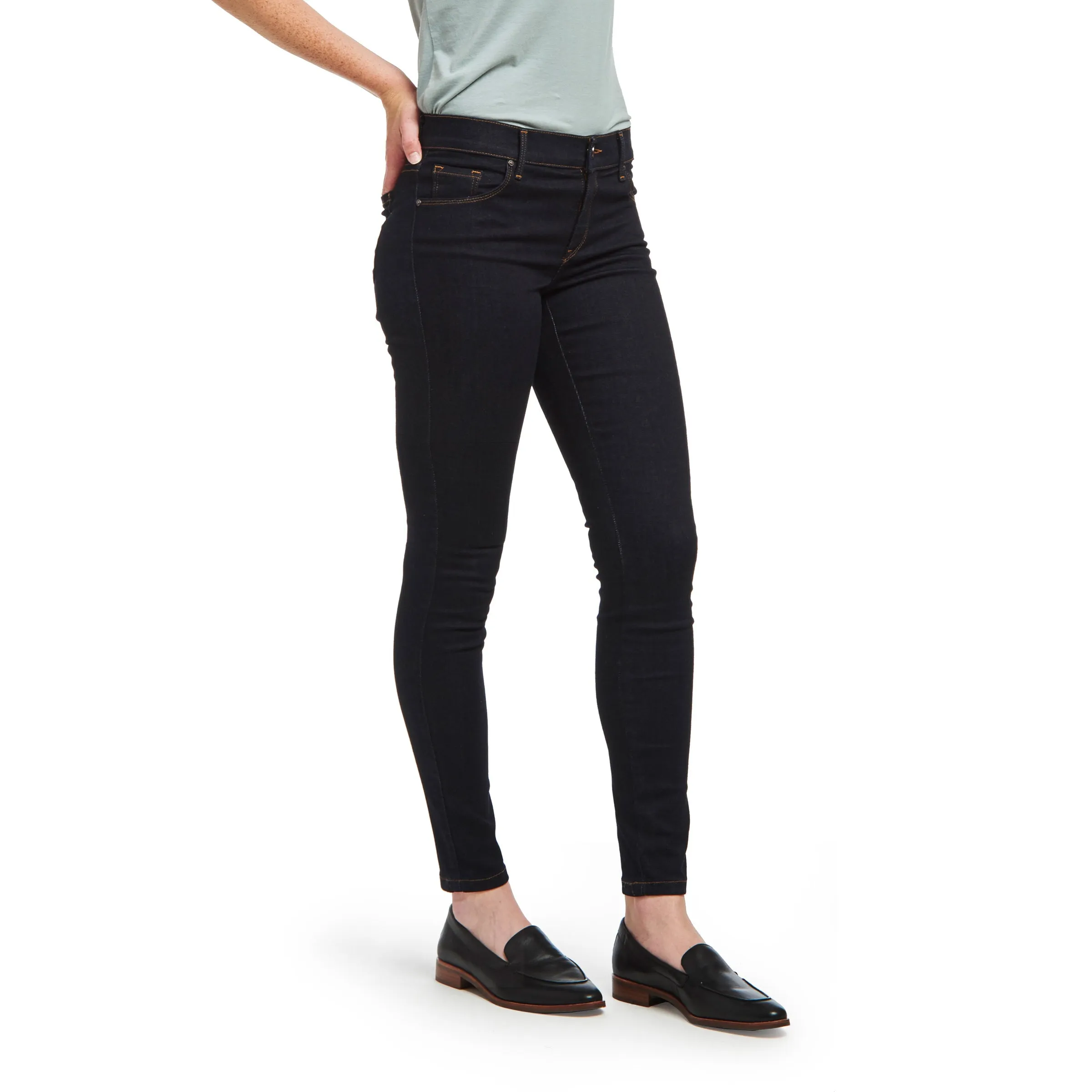 Mid Rise Skinny Moore Jeans