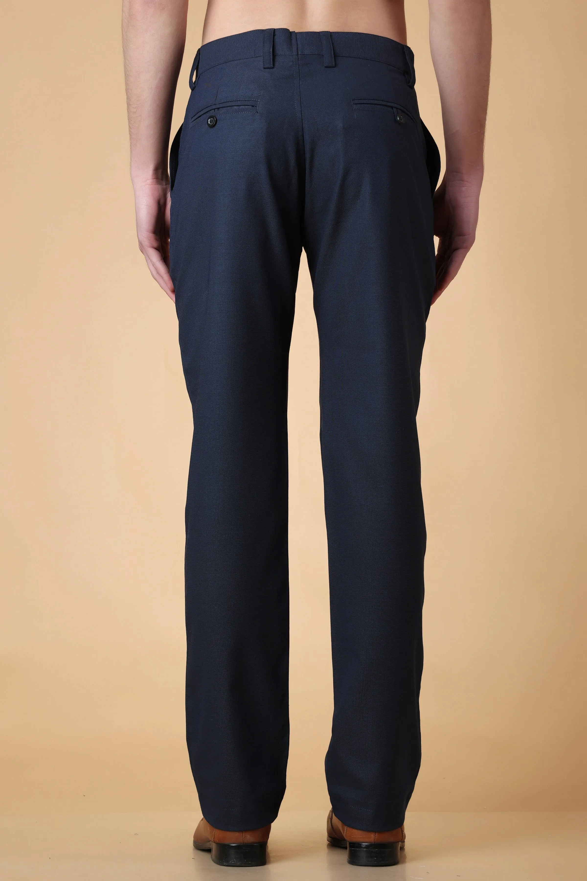 Mirage Blue Formal Stretch Trousers