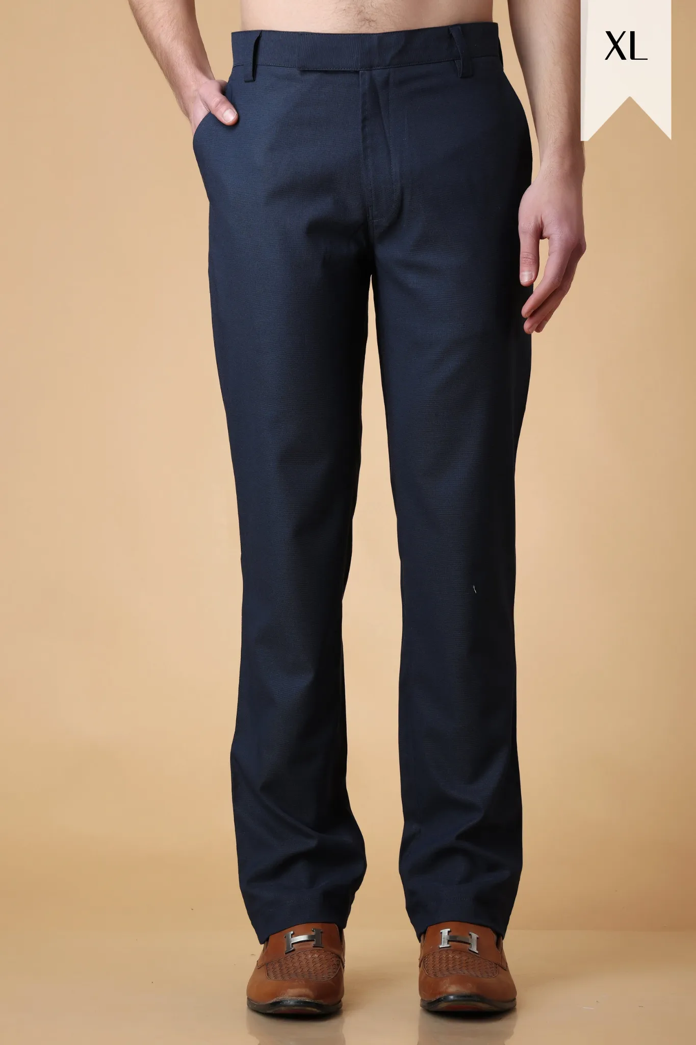 Mirage Blue Formal Stretch Trousers