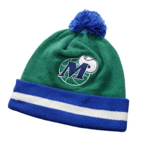 Mitchell & Ness Dallas Mavericks Striped Beanie