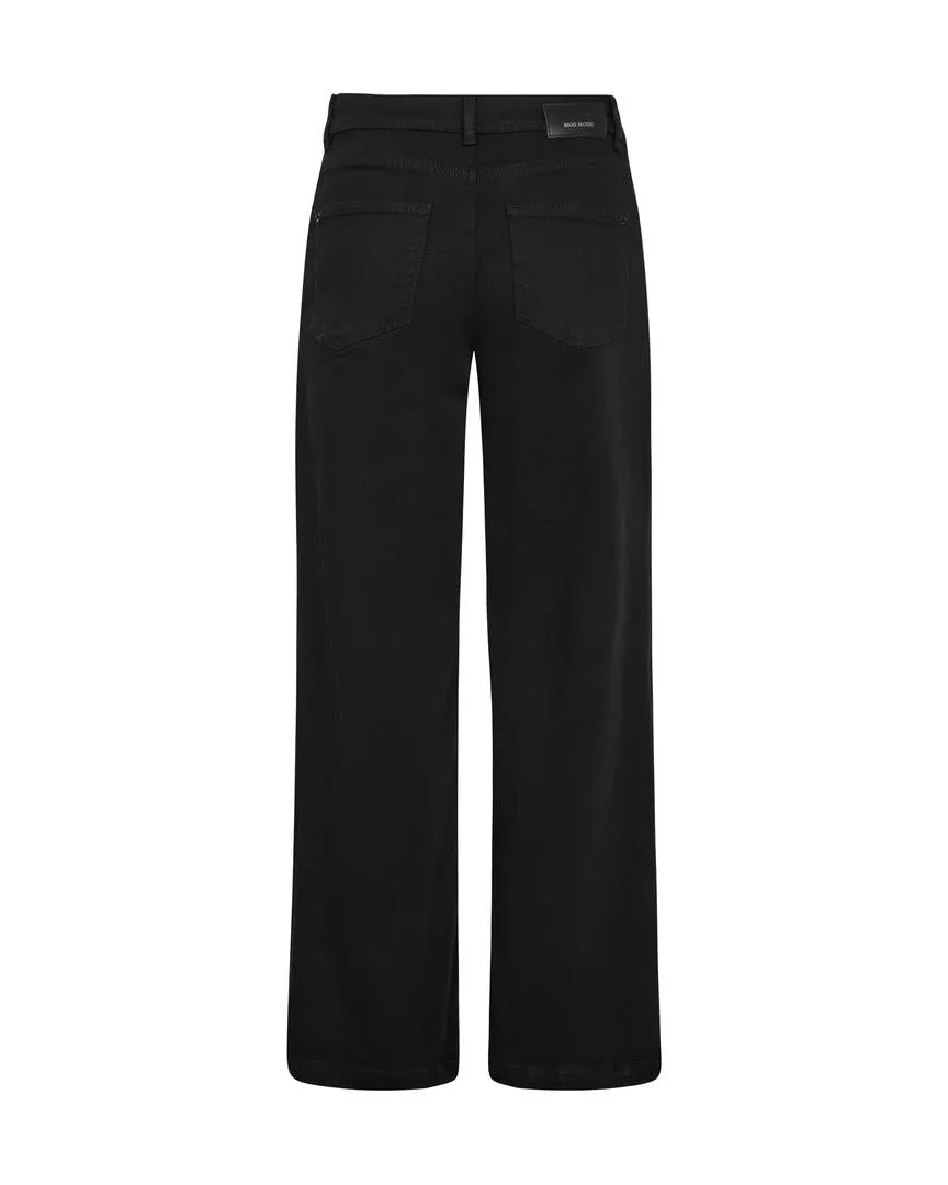 Mosmosh Dara Deluxe Black Straight Leg Jeans