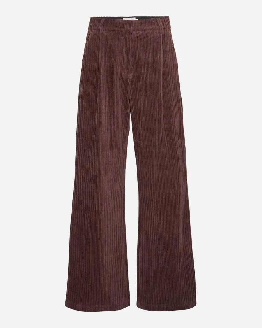 MSCH Liesel Cord Wide Leg Trouser in Rasin