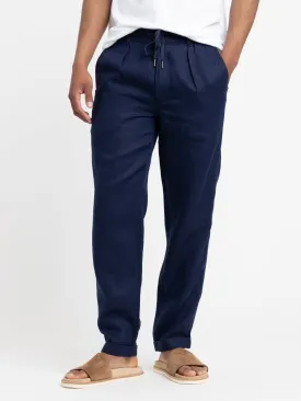 Newport Navy Prepster Slim Tapered Linen Pants