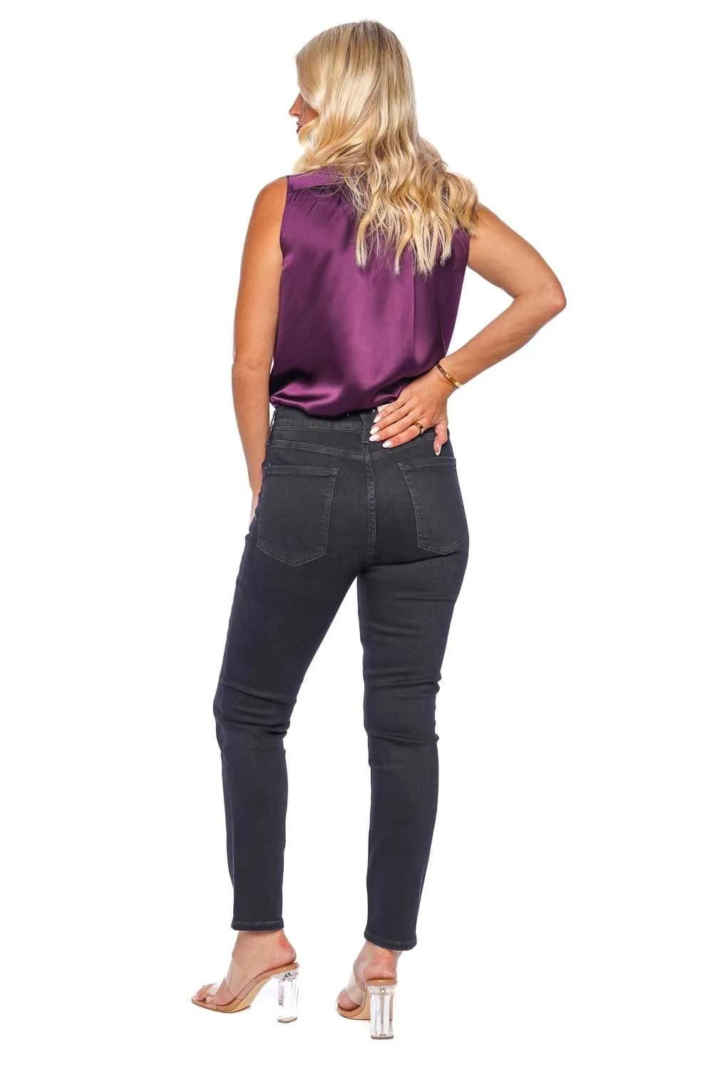 Nico Spirit High Rise Slim Cropped Jeans