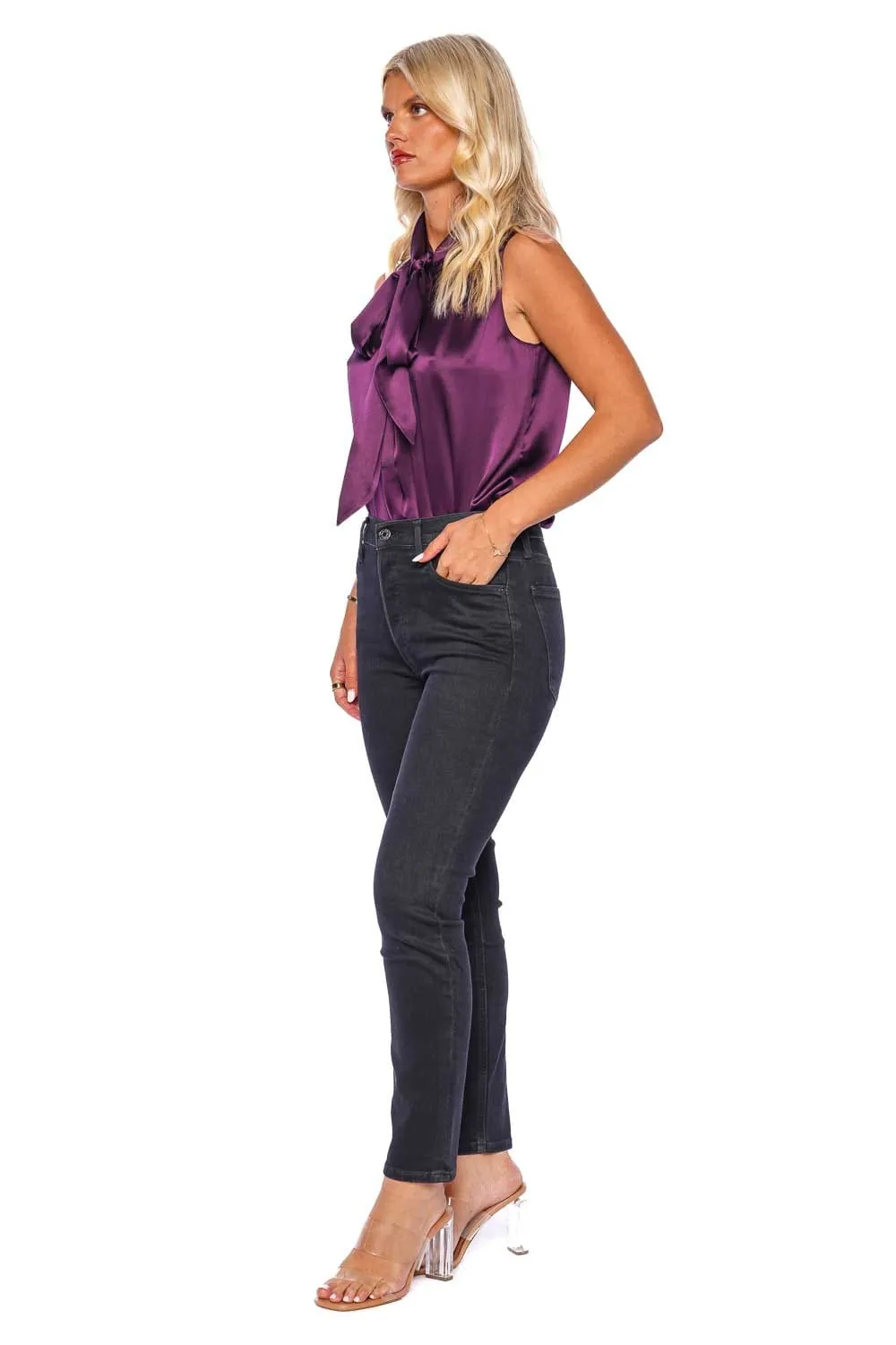 Nico Spirit High Rise Slim Cropped Jeans