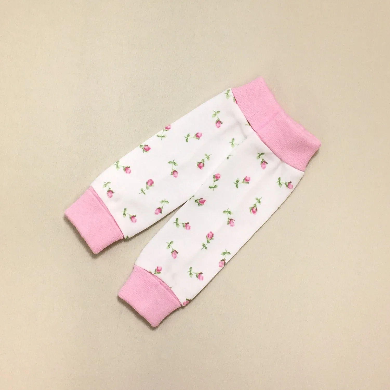 NICU Friendly Leg Warmers Rosebud