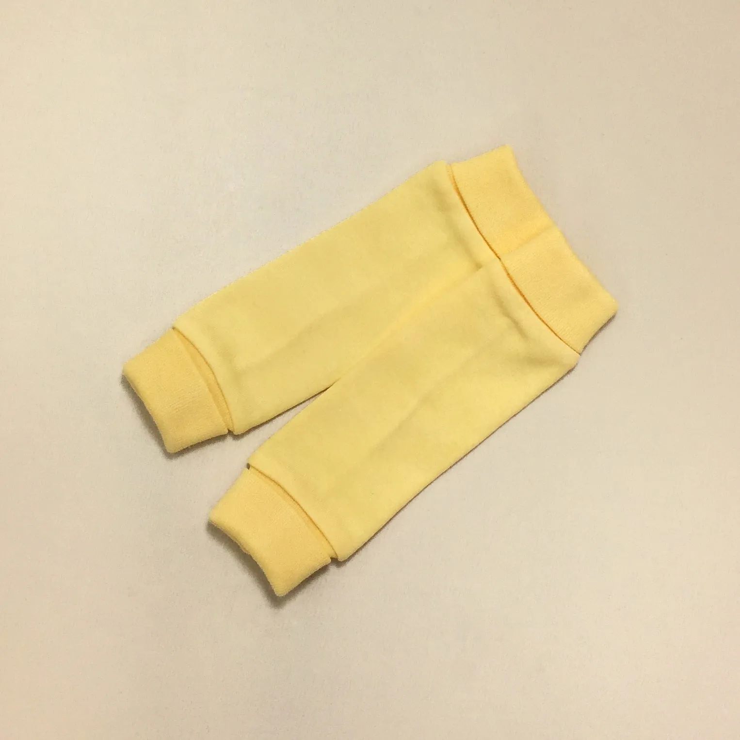 NICU Friendly Leg Warmers Solid Yellow