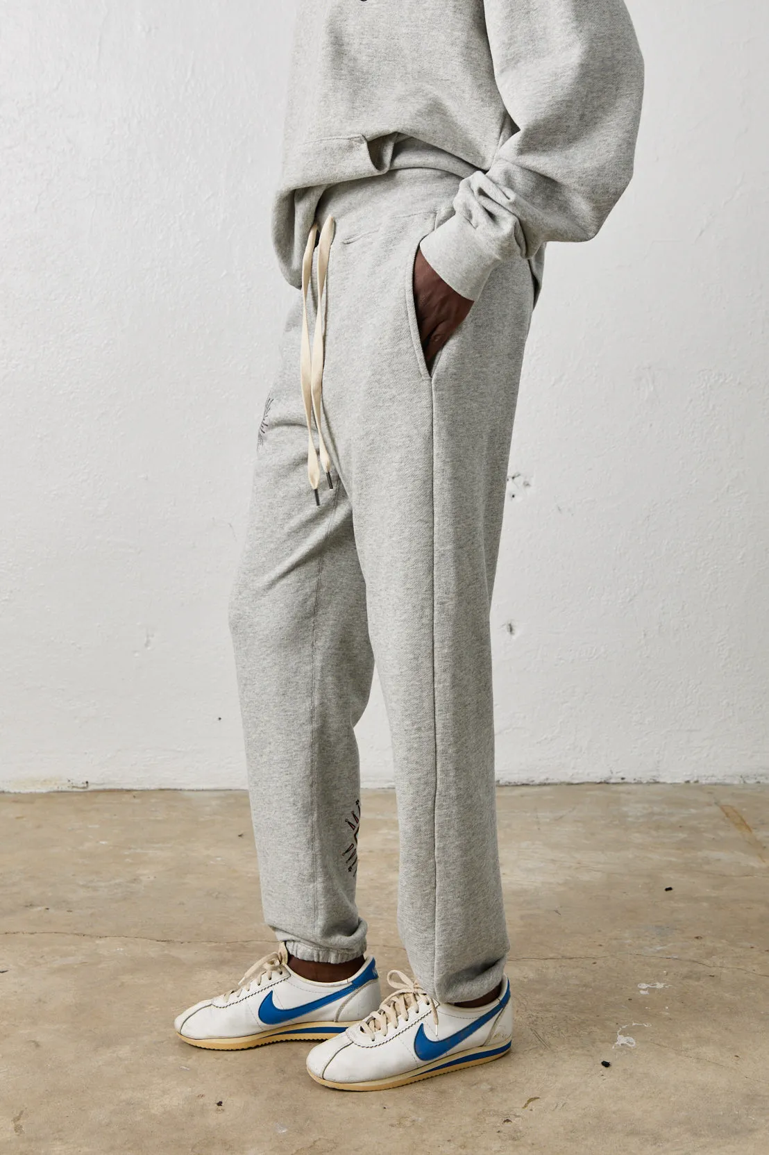 NSF X JA - DAYDREAMER SWEATPANTS / HEATHER GREY