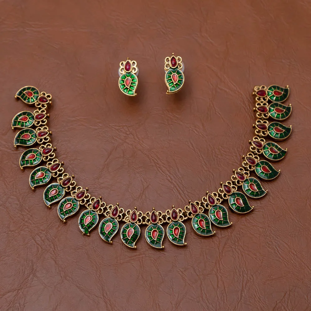 NV101459 - Traditional Necklace Earring Set