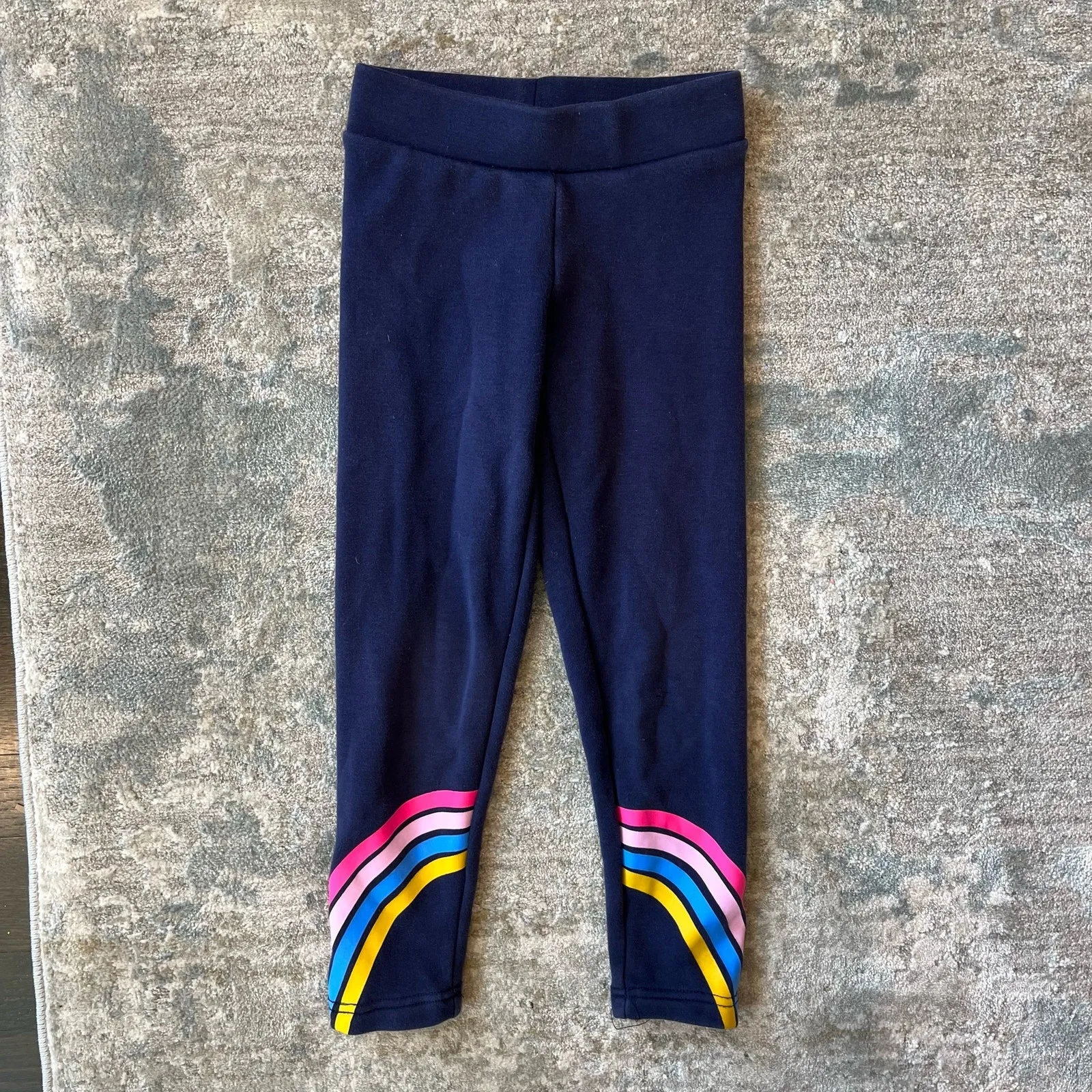 Old Navy Rainbow Fleece Leggings 6-7