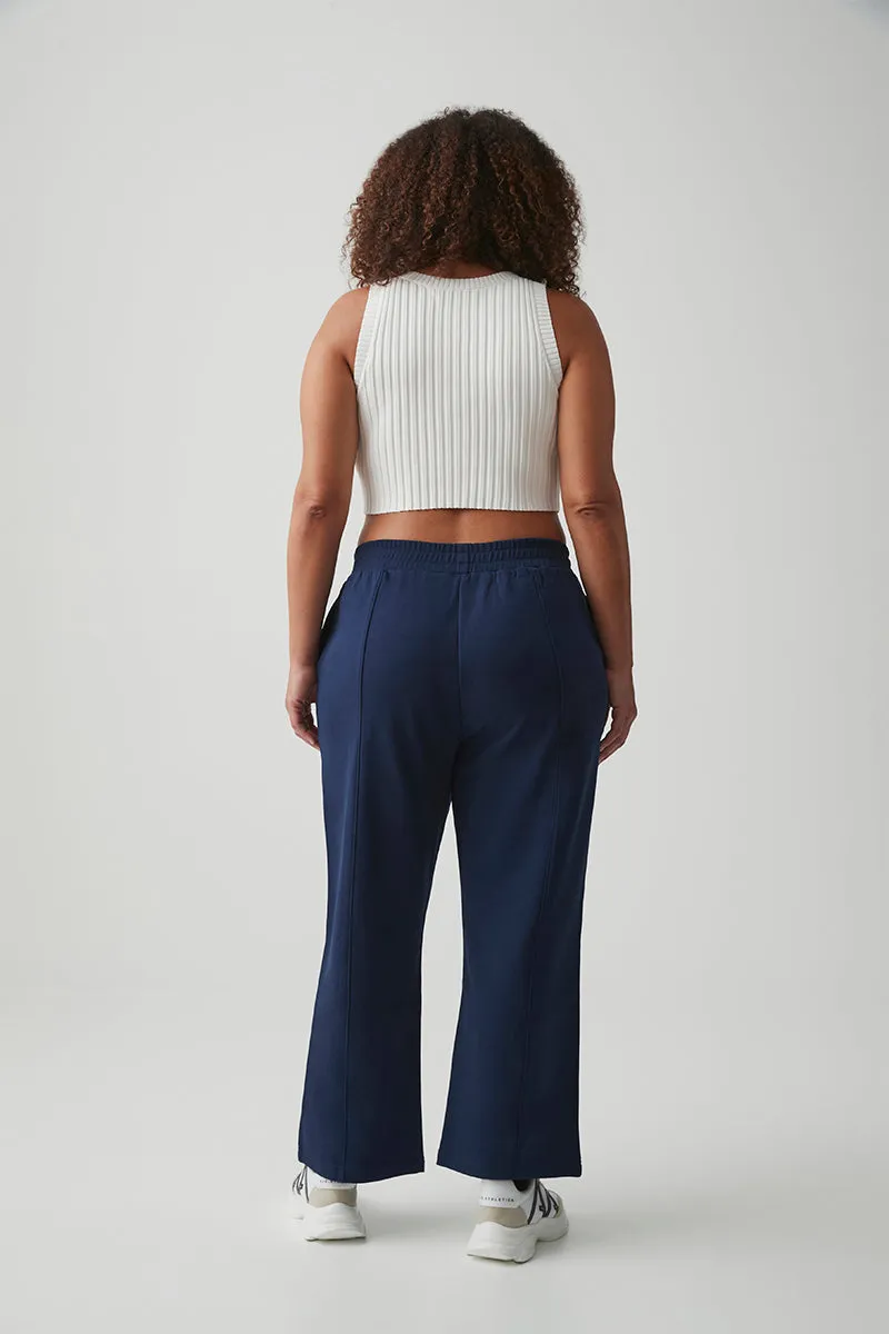 Pintuck Wide Leg Trackpant 511