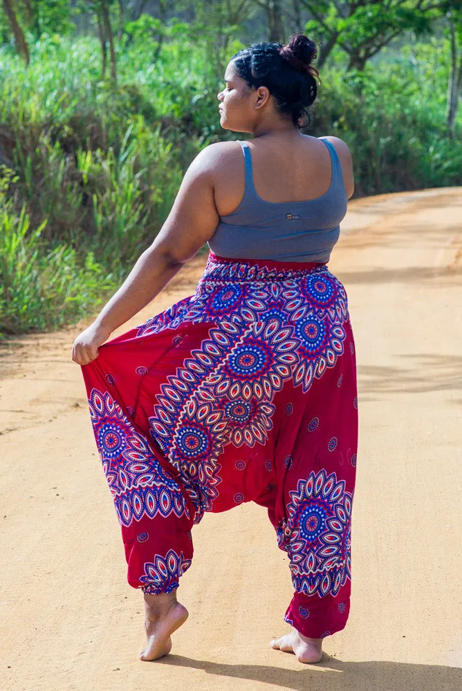 Plus Size Red Lotus Pants