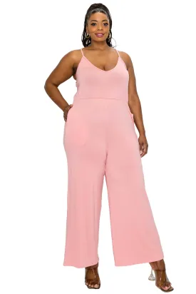 Raven Wide Leg Pocket Jumpsuit