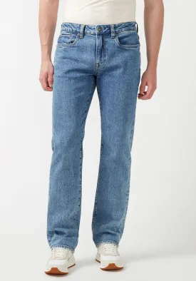 Relaxed Straight Driven Men's jeans in Bleached Blue - BM22916