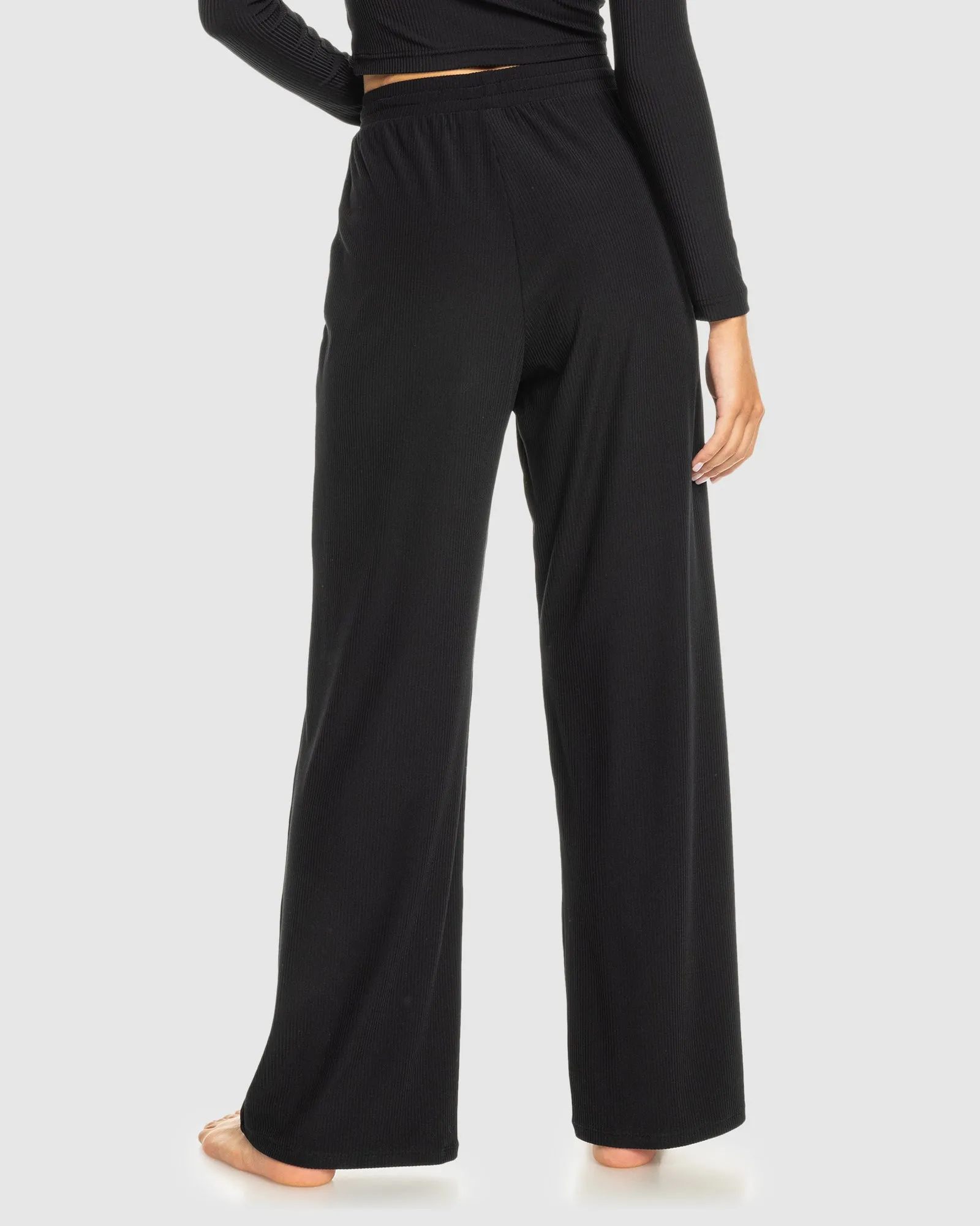 Rise & Vibe Rib Wide Leg Pants