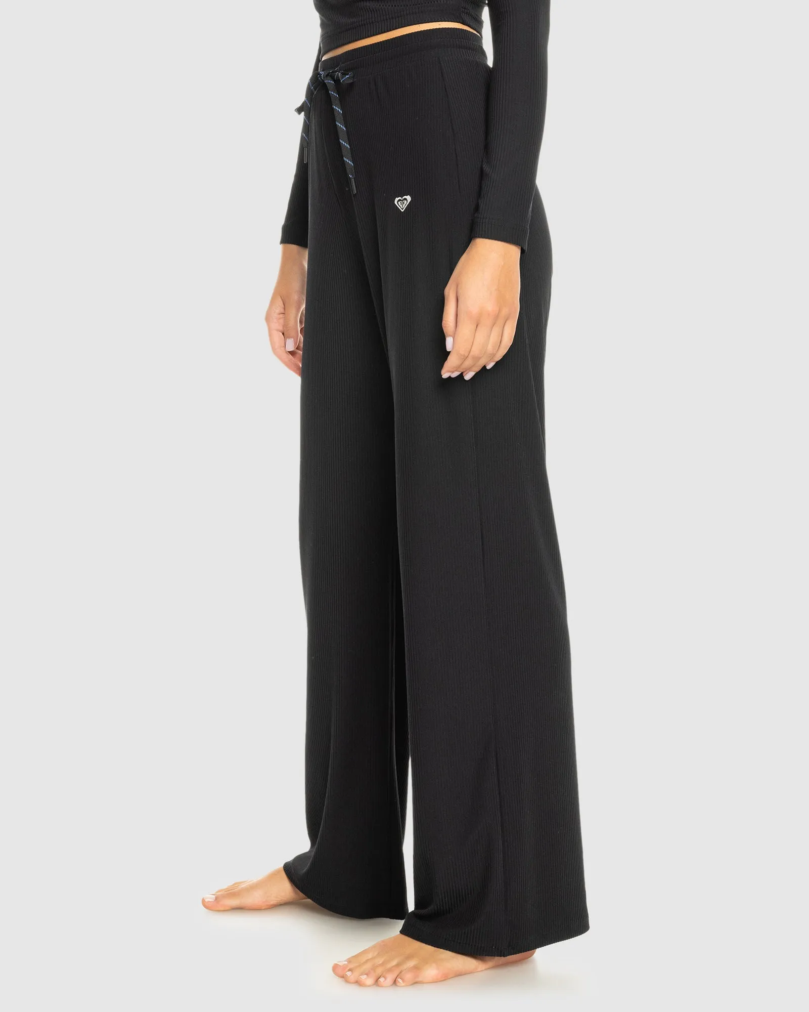 Rise & Vibe Rib Wide Leg Pants