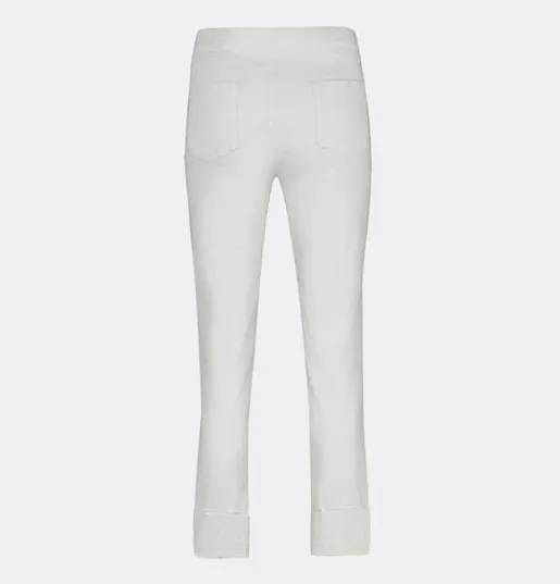 Robell 3/4 Length Bella Trousers in Putty Grey 92/920