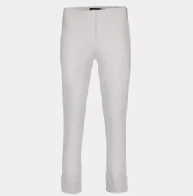 Robell 3/4 Length Bella Trousers in Putty Grey 92/920