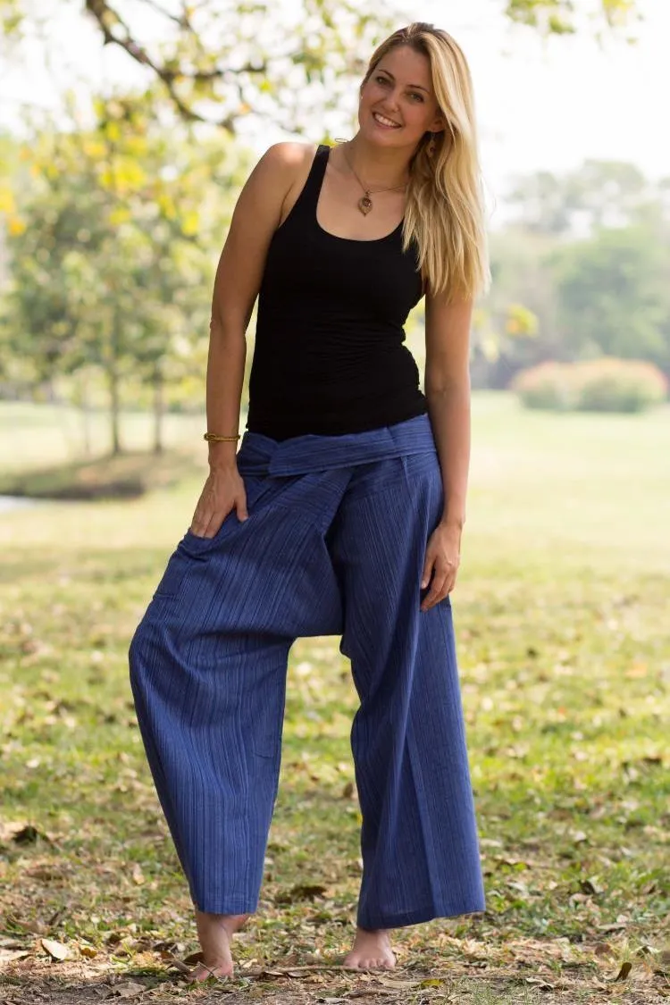 Royal Blue Fisherman Pants