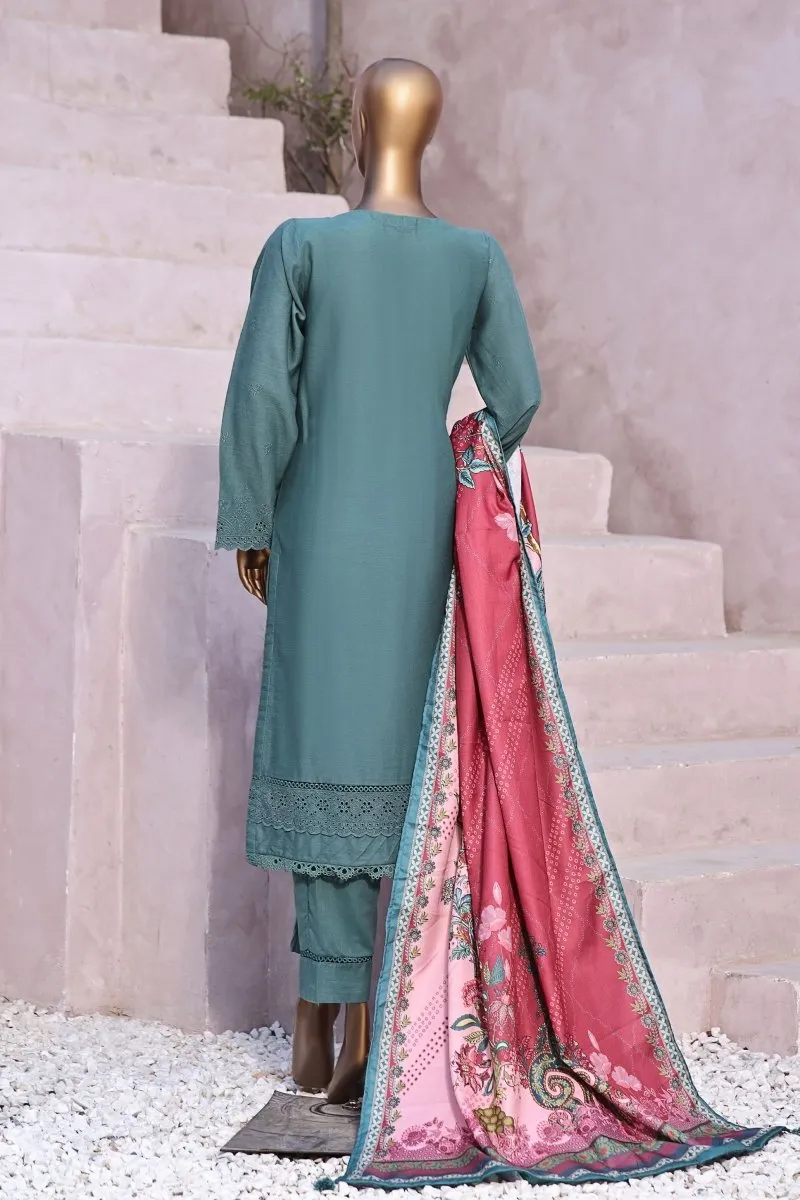 Sada Bahar Embroidered Karandi 3 Piece Suit SBA73