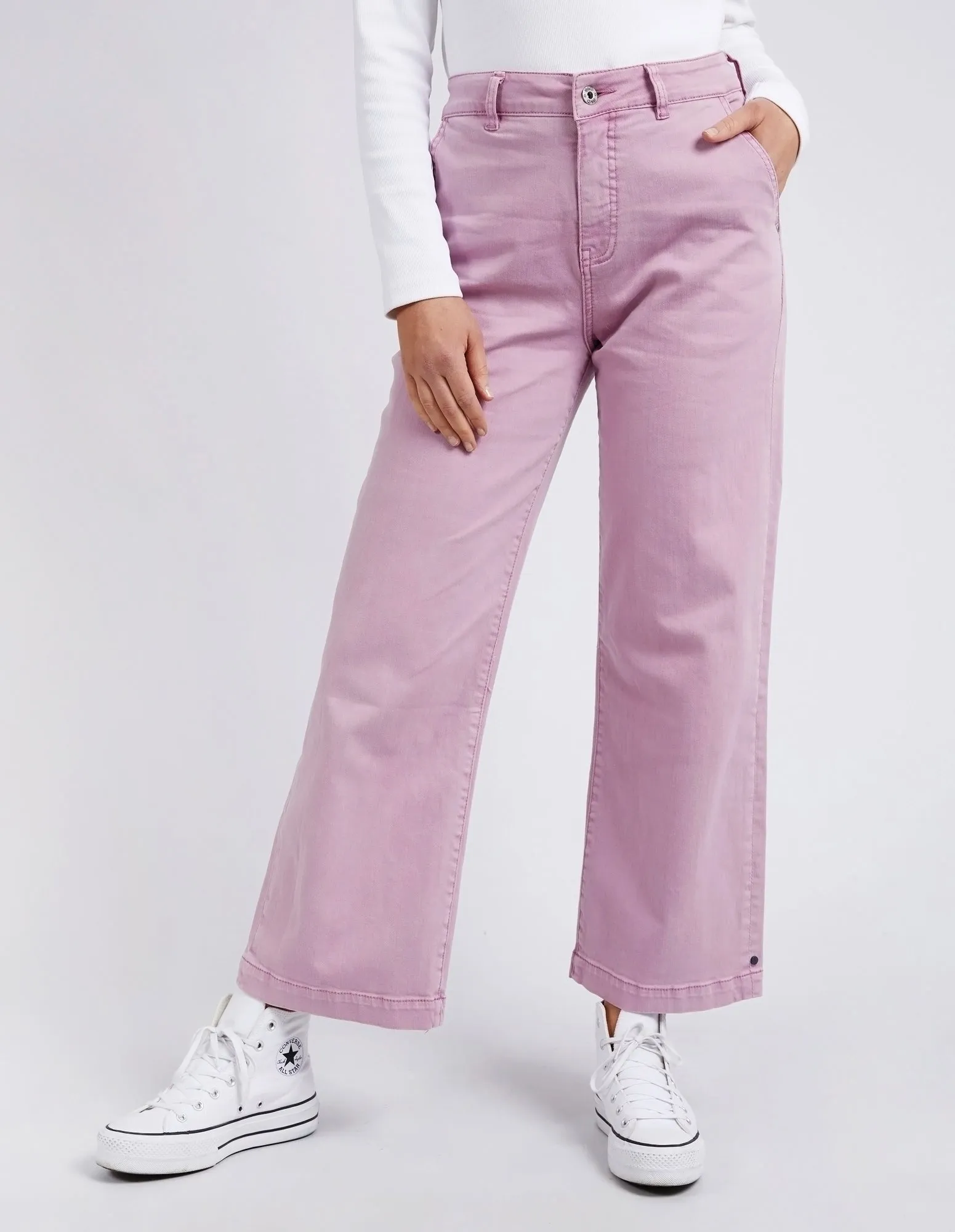 Scarlett Wide Leg Pant Peony Pink