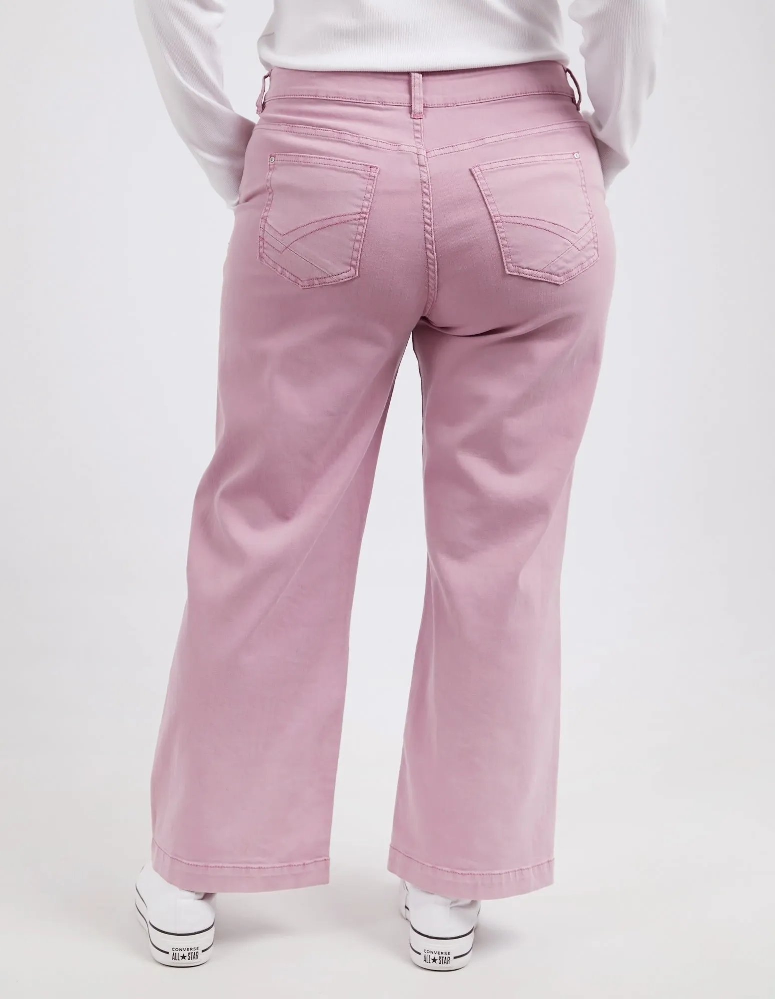 Scarlett Wide Leg Pant Peony Pink